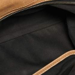 مملوكة مسبقًا Chloe Betty Tan Leather Zip Satchel