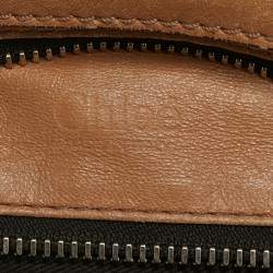مملوكة مسبقًا Chloe Betty Tan Leather Zip Satchel