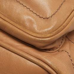 مملوكة مسبقًا Chloe Betty Tan Leather Zip Satchel