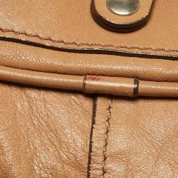 مملوكة مسبقًا Chloe Betty Tan Leather Zip Satchel