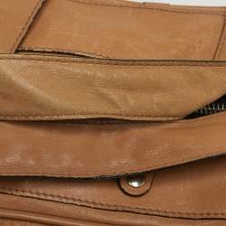 مملوكة مسبقًا Chloe Betty Tan Leather Zip Satchel