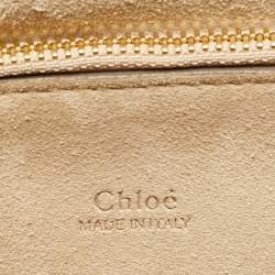 مملوكة مسبقًا Chloe Faye Medium Brown/Beige Leather and Suede Shoulder Bag