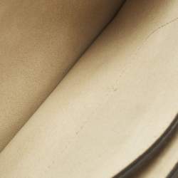 Pre Owned حقيبة كتف كلوي في في لونين بيج جلد صغيرة