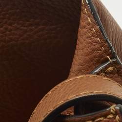 Pre Owned Chloe Marcie Small Brown Leather Shoulder Bag