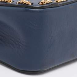 Pre Owned حقيبة كتف كلوي إلسي صغيرة جلد بنفسجية فاتحة