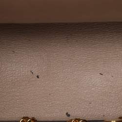 Pre Owned حقيبة كتف كلوي إلسي صغيرة جلد بنفسجية فاتحة