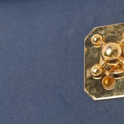 Pre Owned حقيبة كتف كلوي إلسي صغيرة جلد بنفسجية فاتحة