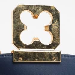 Pre Owned حقيبة كتف كلوي إلسي صغيرة جلد بنفسجية فاتحة