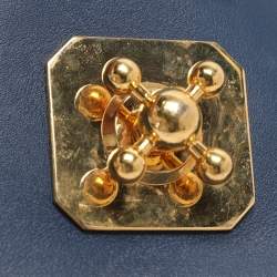 Pre Owned حقيبة كتف كلوي إلسي صغيرة جلد بنفسجية فاتحة