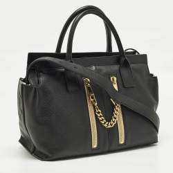Pre Owned Chloé Cate Black Leather Tote