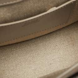 Pre Owned حقيبة كتف كلوي تيس سويدي وجلد رمادي صغير