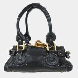 مملوكة مسبقًا Chloe Black Paddington Mini Handbag
