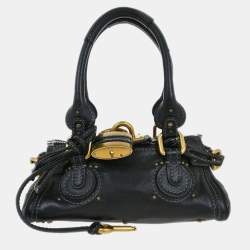 مملوكة مسبقًا Chloe Black Paddington Mini Handbag