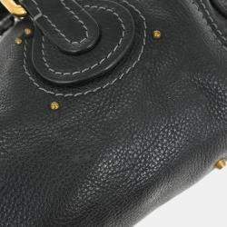 Pre Owned Chloe Black Paddington Medium Handbag