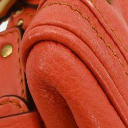 Pre Owned Chloe Vermilion Red Paddington Mini Handbag