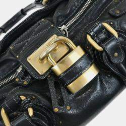 Pre Owned Chloe Black Paddington Medium Handbag