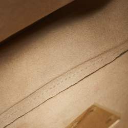 Pre Owned حقيبة كتف كلوي درو صغيرة جلد ميتاليك