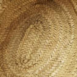 Pre Owned حقيبة يد كلوي سينس جلد كريم/بيج ورافيا