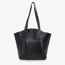 Pre Owned Chloe Black Darryle Tote Bag