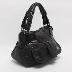 مملوكة مسبقًا Chloe Bay Large Black Leather Hobo