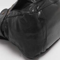 مملوكة مسبقًا Chloe Bay Large Black Leather Hobo
