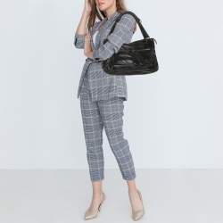 مملوكة مسبقًا Chloe Bay Large Black Leather Hobo