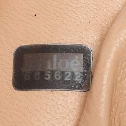 Pre Owned حقيبة كتف سلسلة كلوي إلسي متوسطة جلد أرجوانية