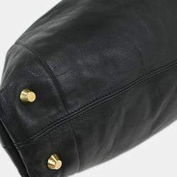 Pre Owned Chloe Black Victoria Tote Handbag