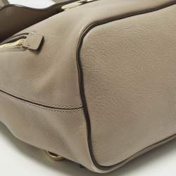 Pre Owned Chloe Faye Day Small Beige Leather and Suede Backpack