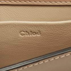 مملوكة مسبقًا Chloe Nile Bracelet Small Beige Leather Minaudiere Bag