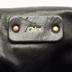Pre Owned Chloe Joan Blue/Black Python Bucket Bag