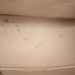 Pre Owned Chloe Palm Embellished Drew Small Light Beige Leather Shoulder Bags