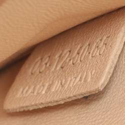 Pre Owned Chloe Sally Small Metallic Python Embossed Leather Shoulder Bag