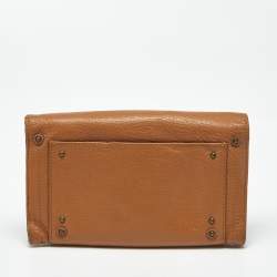 مملوكة مسبقًا محفظة كونتيننتال كلوي جلد بني بتفاصيل إبزيم