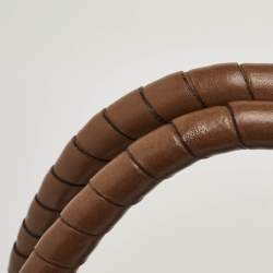 Pre Owned حقيبة كلوي مارسي جلد بني متوسطة