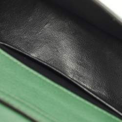 مملوكة مسبقًا Chloe Nile Minaudiere Bracelet Small Green Leather Shoulder Bag