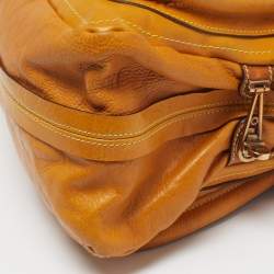 Pre Owned Chloe Paraty Medium Tan Leather Satchel