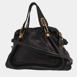 Pre Owned Chloe Black Paraty 2way Handbag