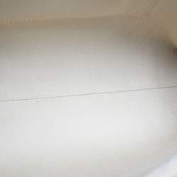 Pre Owned Chloé Woody Small Beige/Black Canvas and Leather Tote