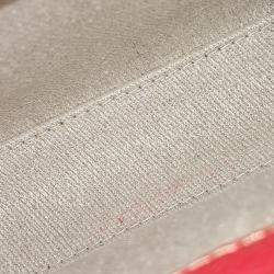 Pre Owned Chloe Red Leather Edith Nano Bag