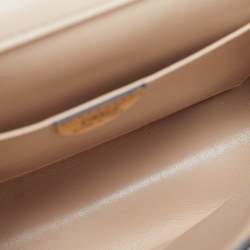 Pre Owned Chloe Elsie Small Gold Leather Shoulder Bag