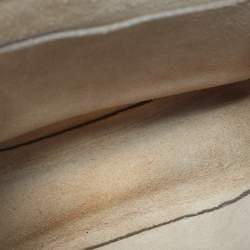 Pre Owned Chloé Drew Patchwork Mini Blue Chain Shoulder Bag