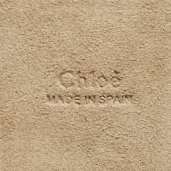 Pre Owned حقيبة كتف كلوي في في لون قديم وردي صغيرة جلد ونوبوك