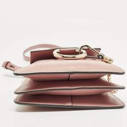 Pre Owned حقيبة كتف كلوي في في لون قديم وردي صغيرة جلد ونوبوك