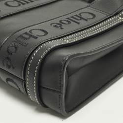 مملوكة مسبقًا Chloe Woody Mini Black Leather Tote