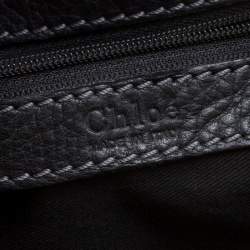 Pre Owned Chloe Black Leather Medium Paddington Satchel