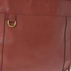Pre Owned Chloe Red Leather Shopping Tote