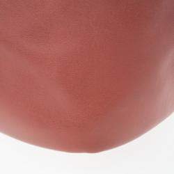 Pre Owned Chloe Red Leather Shopping Tote