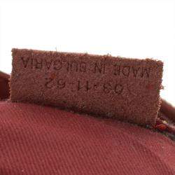 Pre Owned Chloe Red Leather Shopping Tote