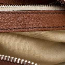 Pre Owned Chloe Brown Leather Medium Paddington Satchel